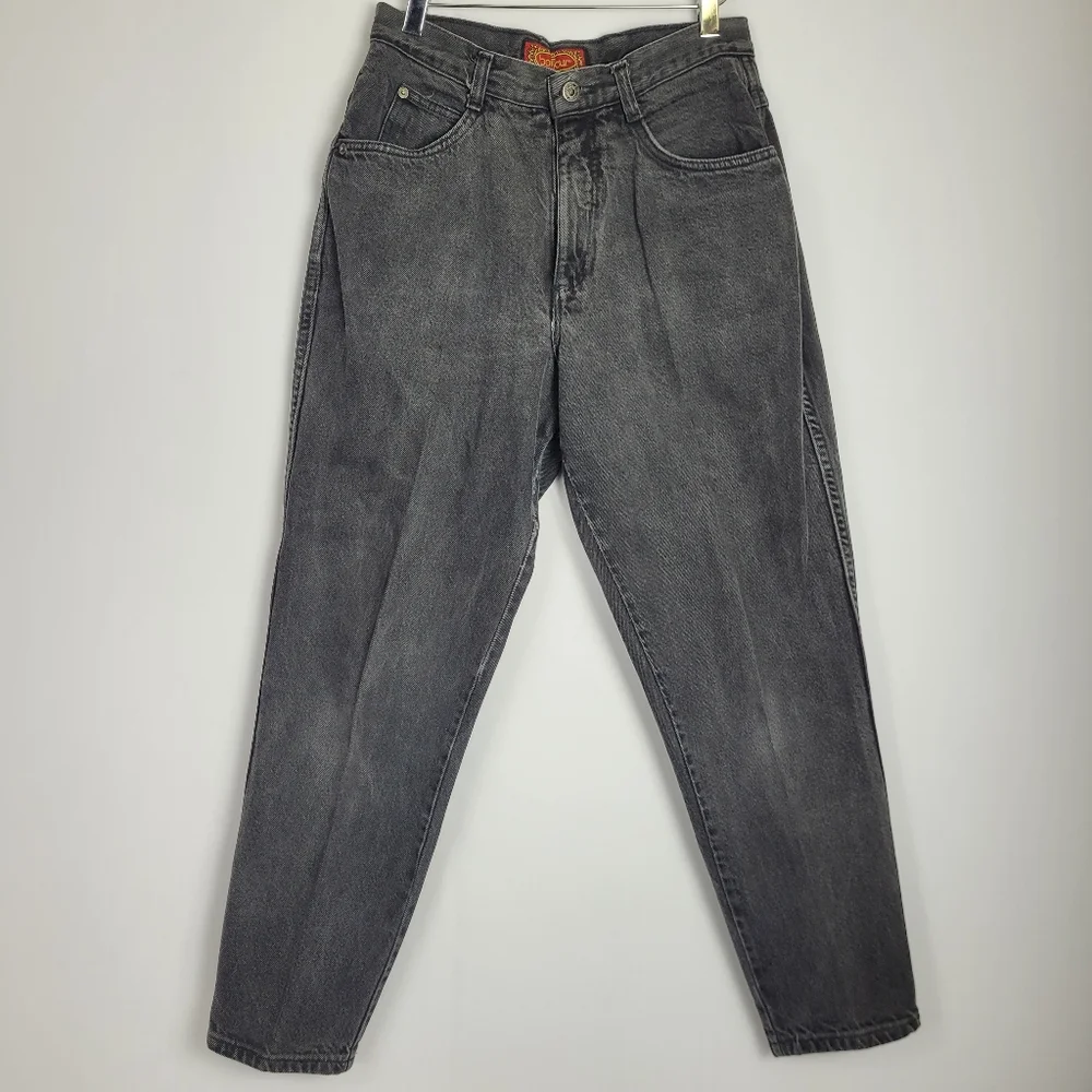 Bonjour Vintage 90s Y2k High Waist Jeans Size 11/ 12 Petite (See Measurements)